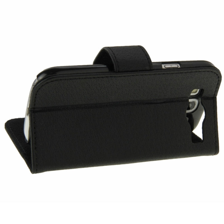 Bluetooth 3.0 Removable Keyboard Leather Tablet Case with Holder for Galaxy S III / i9300(Black)