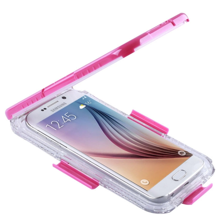 For Galaxy S6 IPX8 Waterproof PVC Case with Touch Responsive Front