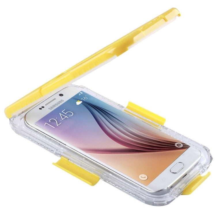 For Galaxy S6 IPX8 Waterproof PVC Case with Touch Responsive Front