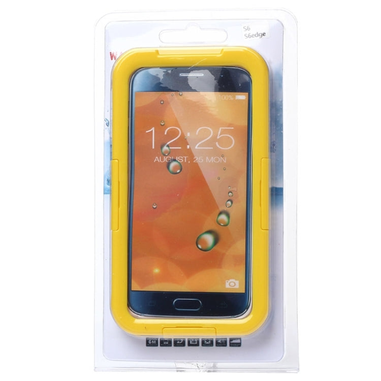 For Galaxy S6 IPX8 Waterproof PVC Case with Touch Responsive Front