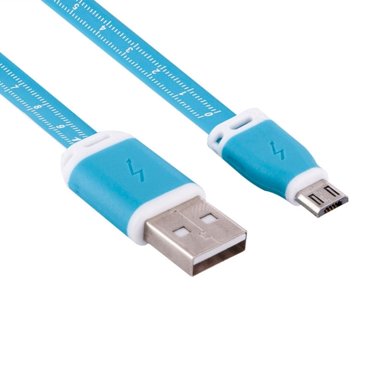 KS-M13 Noodle Style Micro 5 pin to USB Data Sync Charging Cable with Scale for Galaxy S6 / S5 / HTC / LG / Sony / Nokia / Other Android Phones, Cable Length: 1.22m