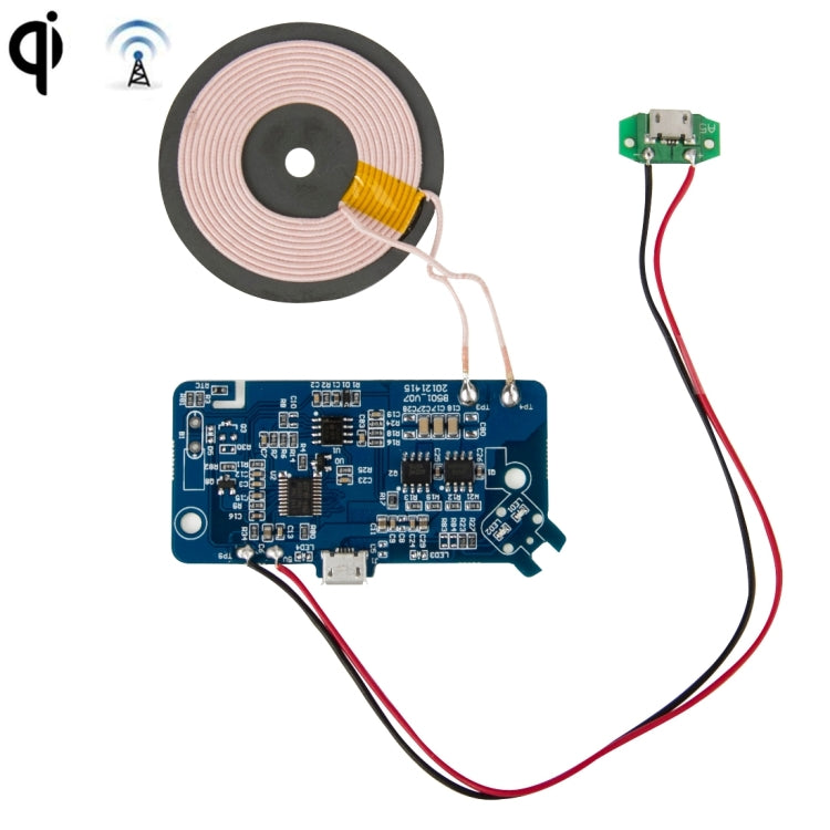 Qi PCBA DIY Wireless Charger Sample Wireless Charging Circuit Board with Coil Wireless Charging Accessory