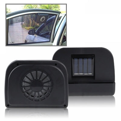 Solar Powered Auto Fan(Black)
