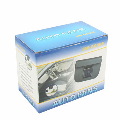 Solar Powered Auto Fan(Black)