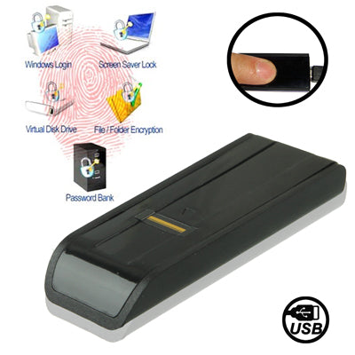 USB Biometric Fingerprint Reader Password Lock Security for Laptop PC Computer