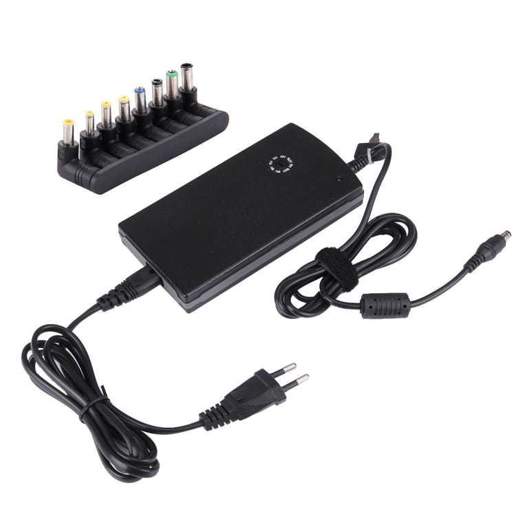 ZB2045A 90W Universal AC Power Adapter Charger with 8 Connectors for Laptop Notebook, EU Plug(Black)