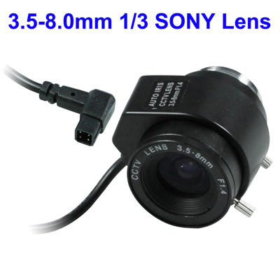 3.5-8.0mm 1/3 SONY Camera Lens for CCD Cameras