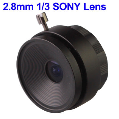 2.8mm 1/3 SONY Camera Lens for CCD Cameras(Black)
