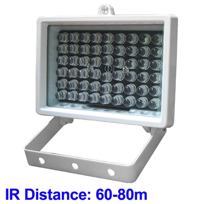54 LED Auxiliary Light for CCD Camera, IR Distance: 60-80m