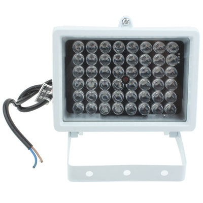 48 LED Auxiliary Light for CCD Camera, IR Distance: 50m (ZT-48W) , Size: 9x12.5x8cm(White)