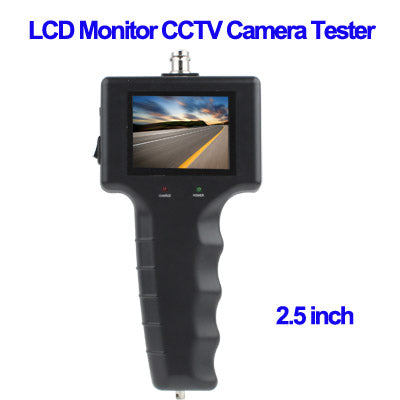 2.5 inch TFT LCD Monitor CCTV Camera Tester(Black)