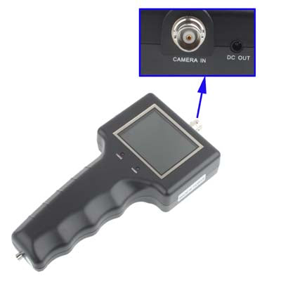 2.5 inch TFT LCD Monitor CCTV Camera Tester(Black)