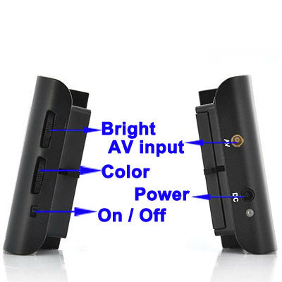 2.5 inch LCD Monitor for Testing CCTV Security Cameras(Black)