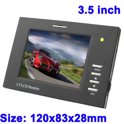 3.5 inch LCD Monitor / CCTV  Monitor / Tester Monitor(Black)
