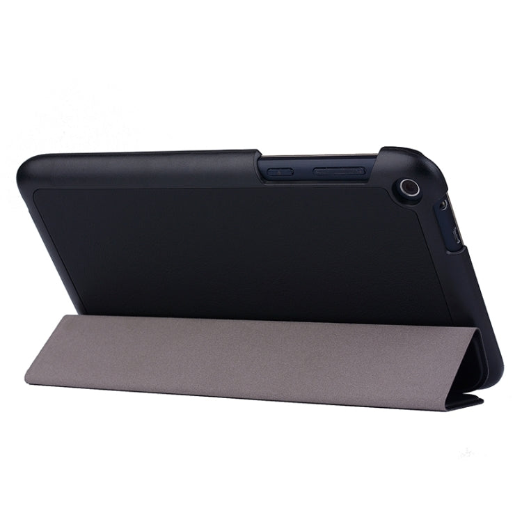 Crazy Horse Texture Leather Case with 3-folding Holder for Asus FonePad 8 / FE380