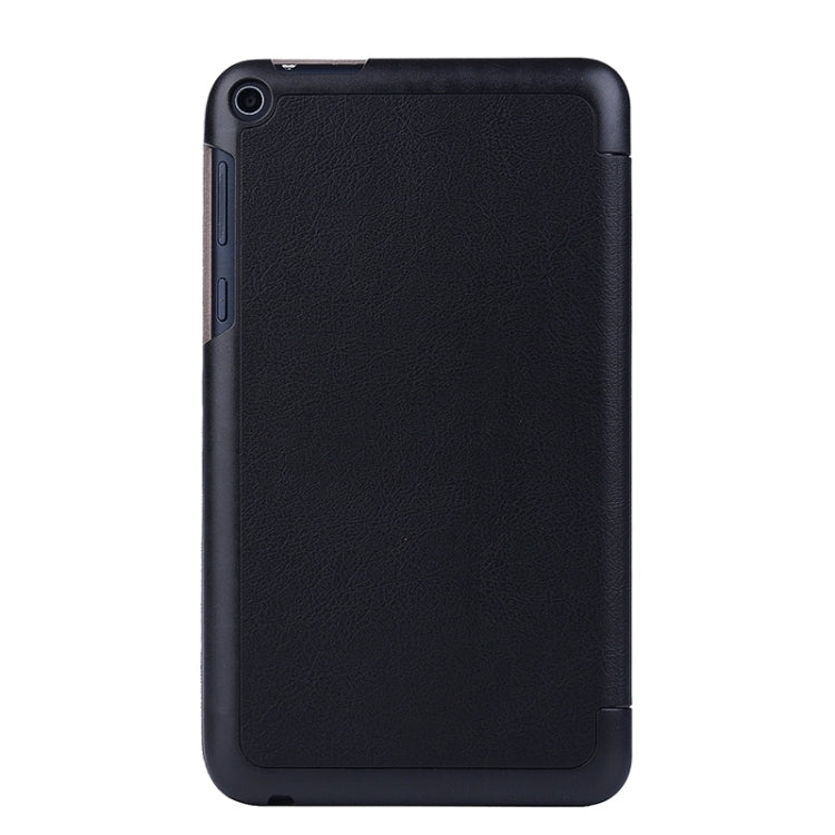 Crazy Horse Texture Leather Case with 3-folding Holder for Asus FonePad 8 / FE380