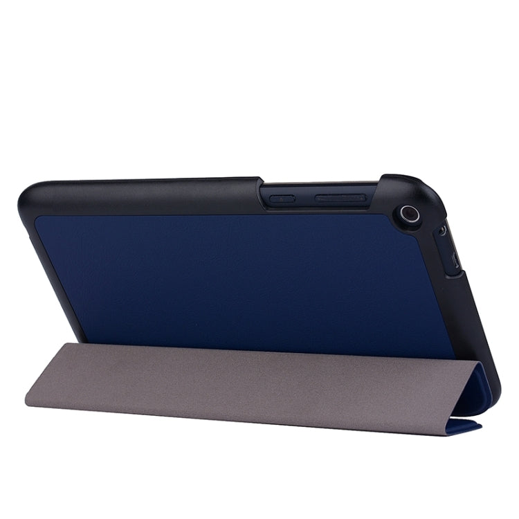 Crazy Horse Texture Leather Case with 3-folding Holder for Asus FonePad 8 / FE380