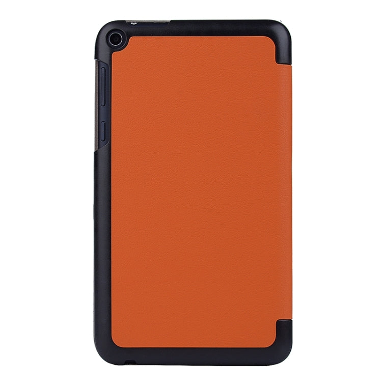 Crazy Horse Texture Leather Case with 3-folding Holder for Asus FonePad 8 / FE380