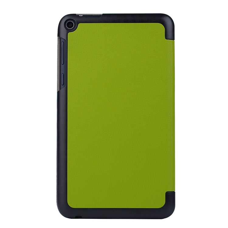 Crazy Horse Texture Leather Case with 3-folding Holder for Asus FonePad 8 / FE380