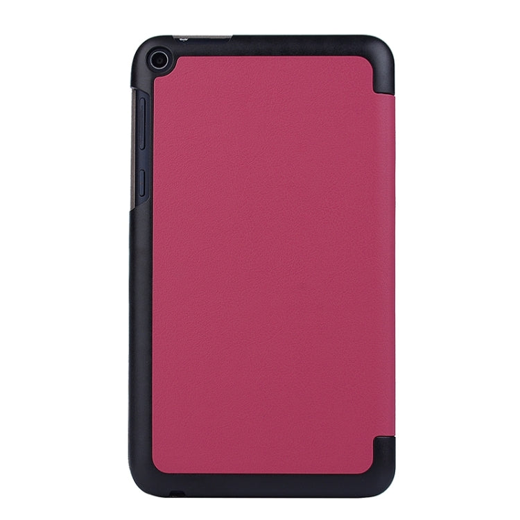 Crazy Horse Texture Leather Case with 3-folding Holder for Asus FonePad 8 / FE380