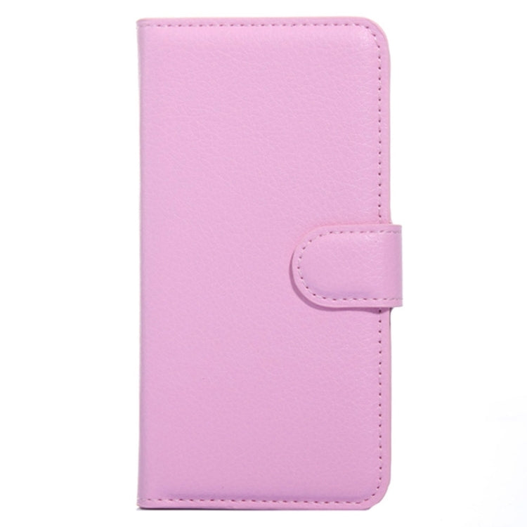 4.5Inch Litchi Texture Leather Case with Holder & Card Slots & Wallet for Asus ZenFone 4 / A450CG