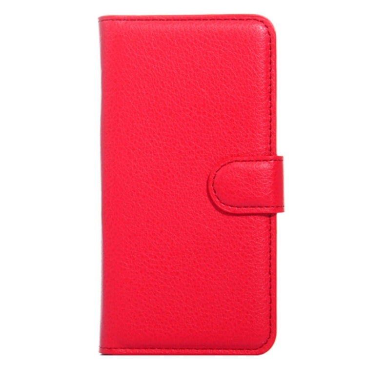 4.5Inch Litchi Texture Leather Case with Holder & Card Slots & Wallet for Asus ZenFone 4 / A450CG