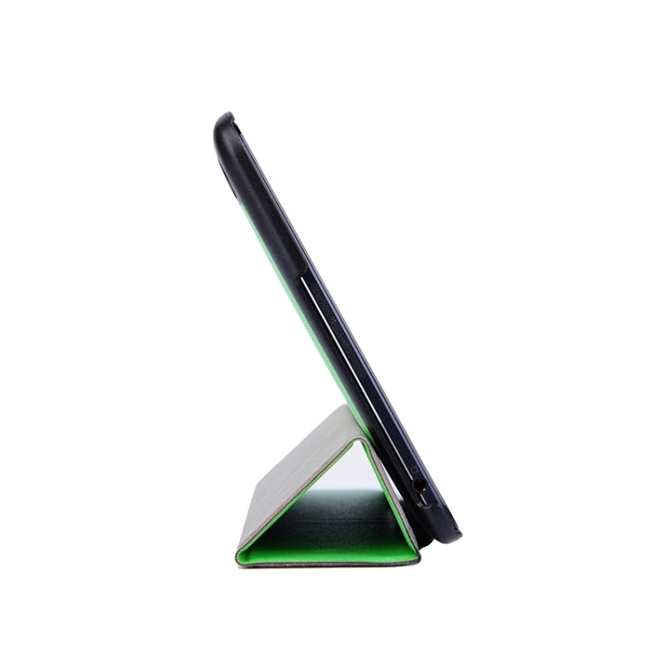 Silk Texture Leather Case with 3-folding Holder for Asus T90 Chi