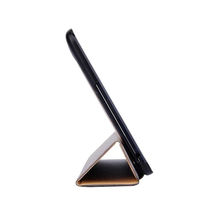 Silk Texture Leather Case with 3-folding Holder for Asus T90 Chi