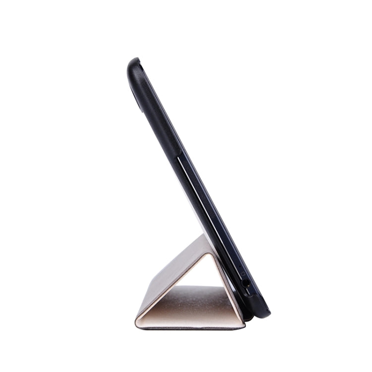 Silk Texture Leather Case with 3-folding Holder for Asus T90 Chi