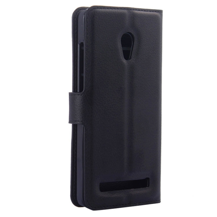 Litchi Texture Leather Case with Holder & Card Slots & Wallet for Asus ZenFone 5 / A501CG / A500CG / A500KL