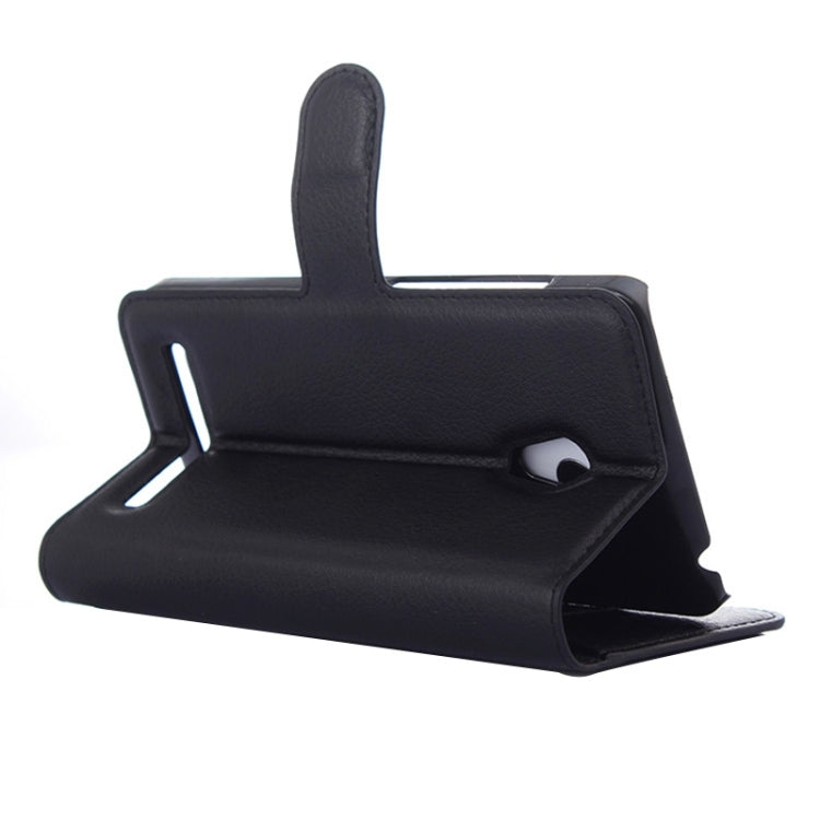 Litchi Texture Leather Case with Holder & Card Slots & Wallet for Asus ZenFone 5 / A501CG / A500CG / A500KL