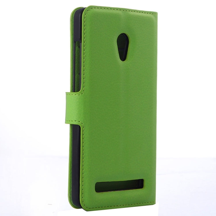 Litchi Texture Leather Case with Holder & Card Slots & Wallet for Asus ZenFone 5 / A501CG / A500CG / A500KL