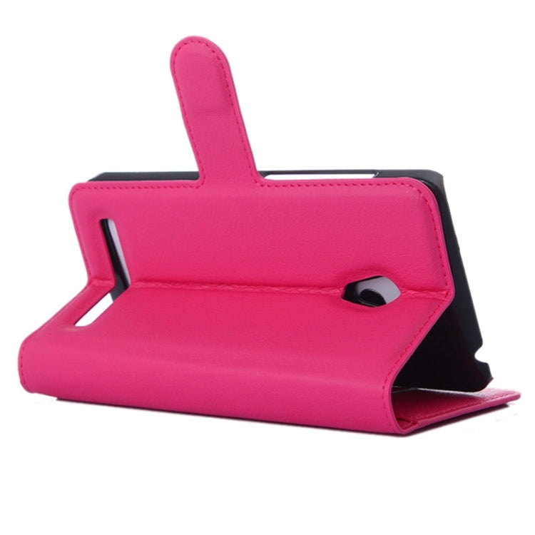 Litchi Texture Leather Case with Holder & Card Slots & Wallet for Asus ZenFone 5 / A501CG / A500CG / A500KL