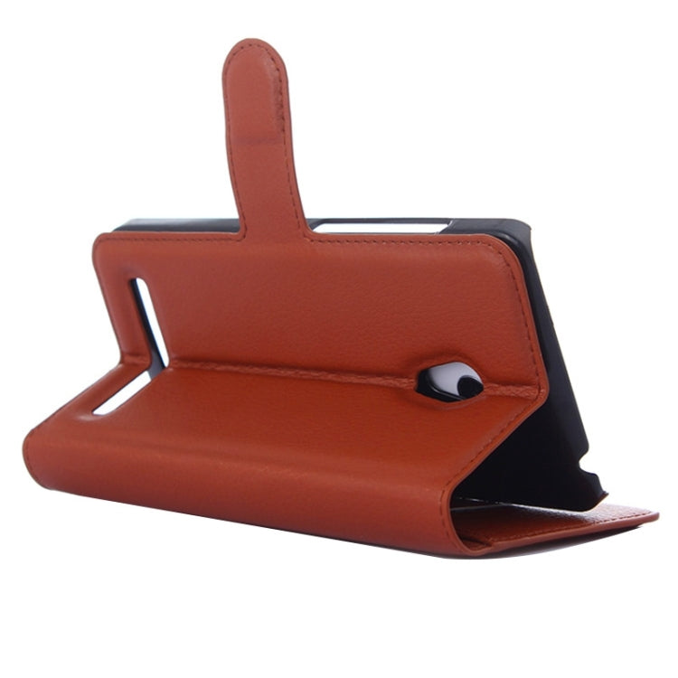 Litchi Texture Leather Case with Holder & Card Slots & Wallet for Asus ZenFone 5 / A501CG / A500CG / A500KL