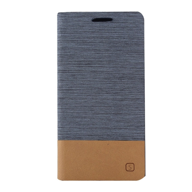 Horizontal Flip Canvas Leather Case with Card Slot & Holder for ASUS ZenFone 5