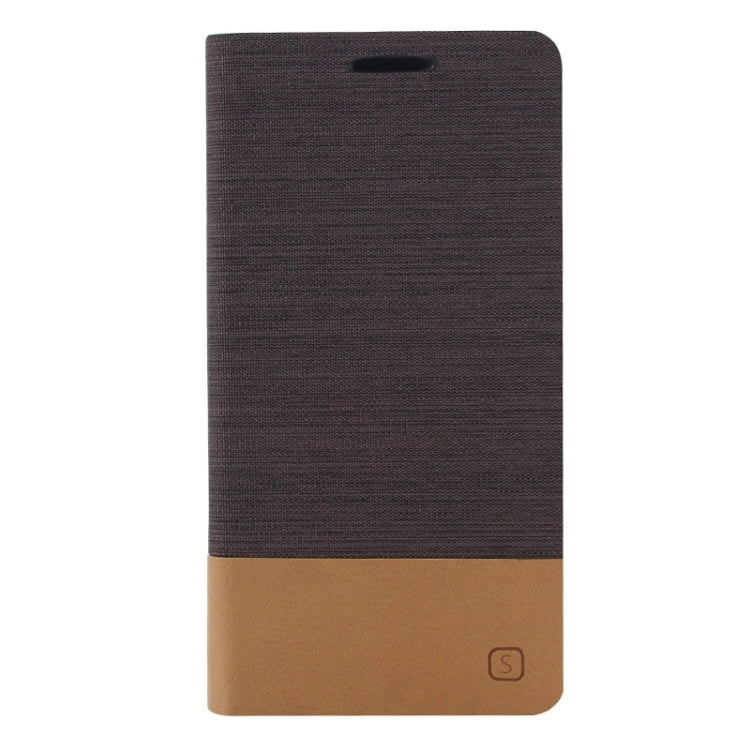 Horizontal Flip Canvas Leather Case with Card Slot & Holder for ASUS ZenFone 5