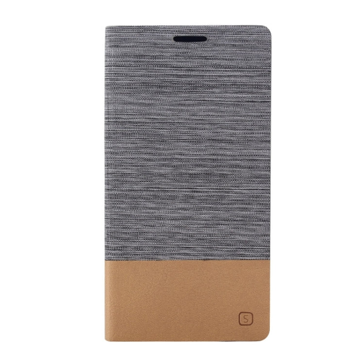 Horizontal Flip Canvas Leather Case with Card Slot & Holder for ASUS ZenFone 6