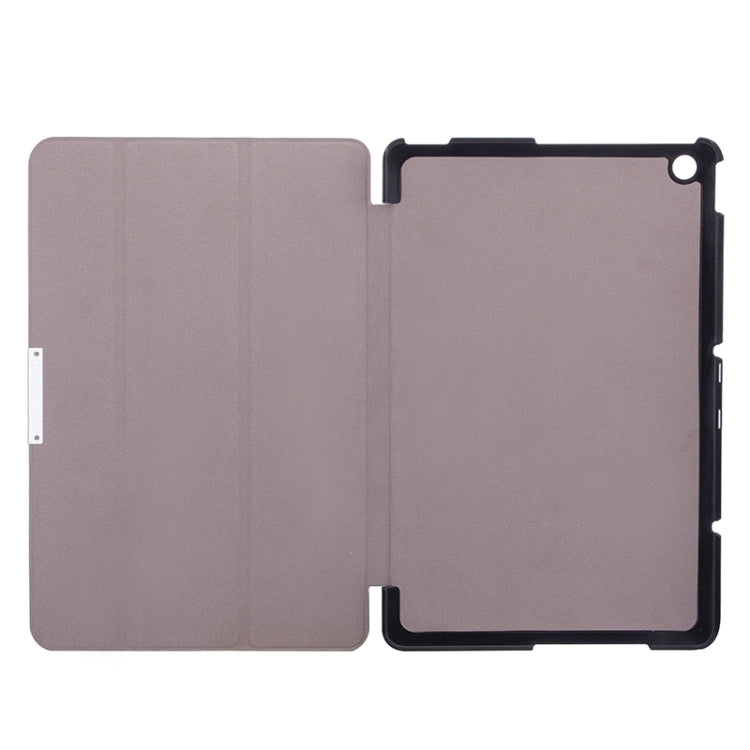 Crazy Horse Texture Leather Case with 3-folding Holder for Asus T100 Chi