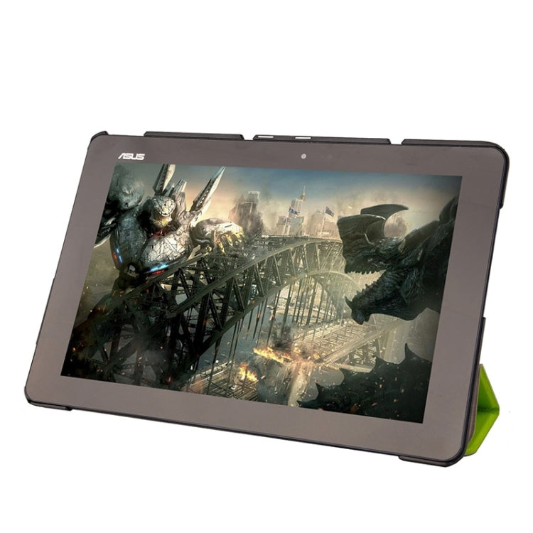 Crazy Horse Texture Leather Case with 3-folding Holder for Asus T100 Chi