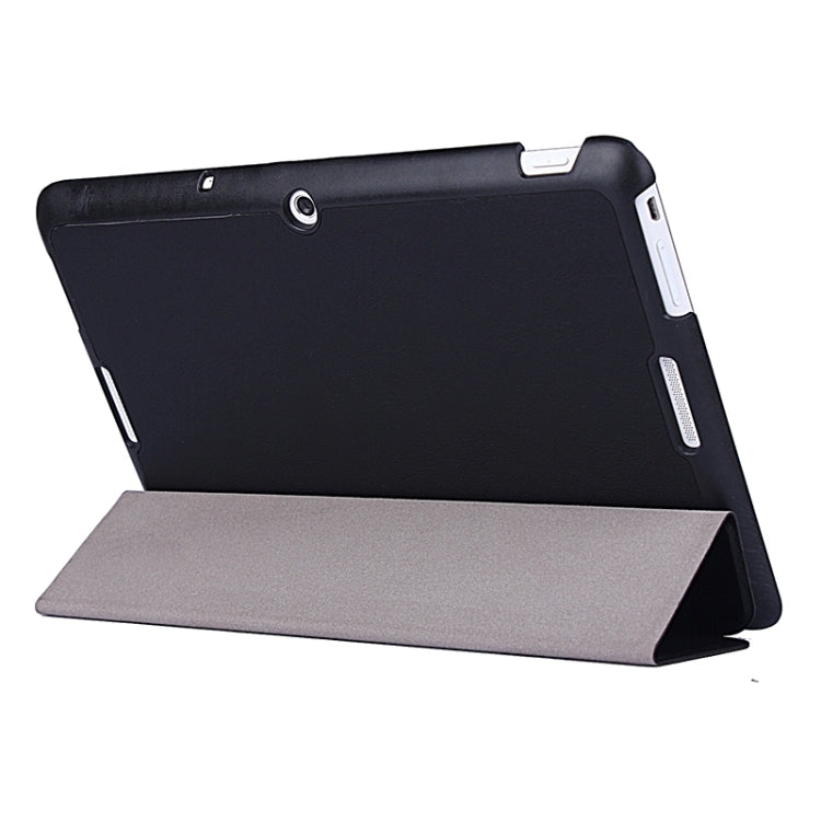 Crazy Horse Texture Leather Case with 3-folding Holder for Asus MeMO Pad 10 / ME103K