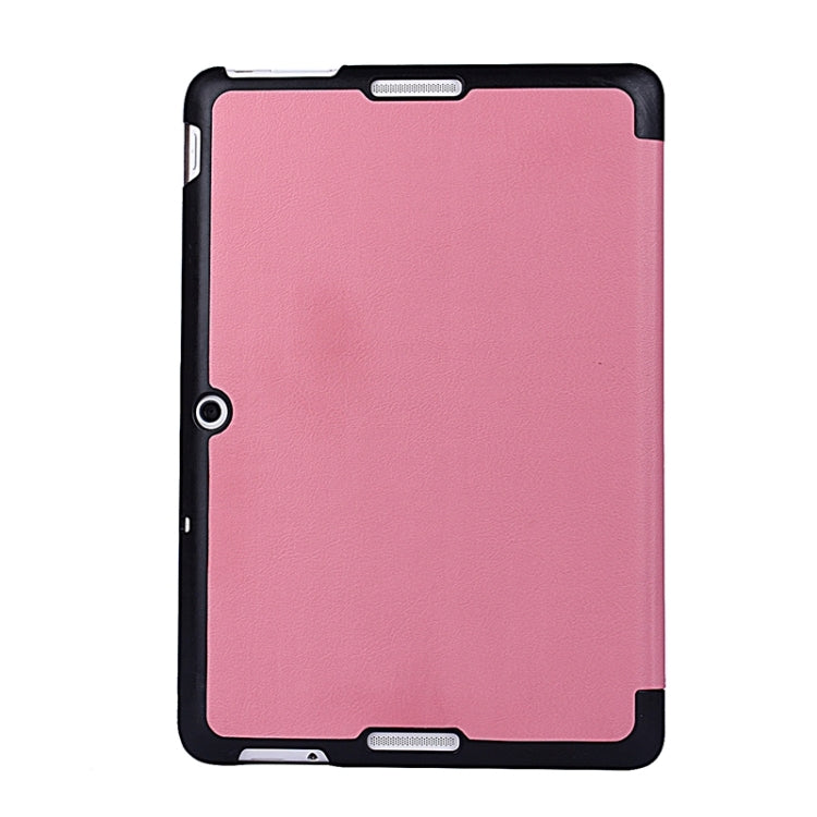 Crazy Horse Texture Leather Case with 3-folding Holder for Asus MeMO Pad 10 / ME103K