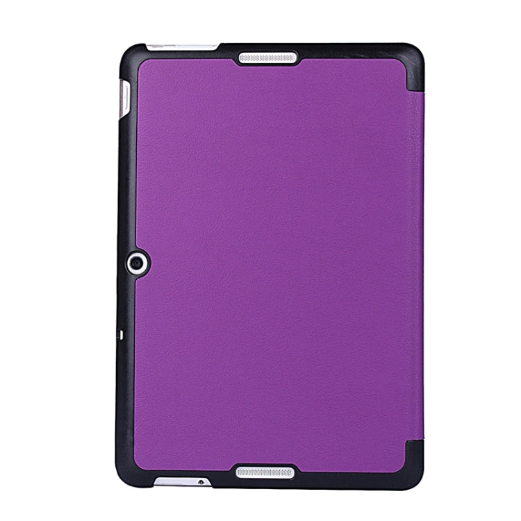 Crazy Horse Texture Leather Case with 3-folding Holder for Asus MeMO Pad 10 / ME103K