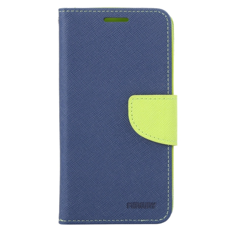 MERCURY Cross Texture Contrast Color Style Leather Case with Holder & Card Slots & Wallet for Asus ZenFone 2 / ZE500CL