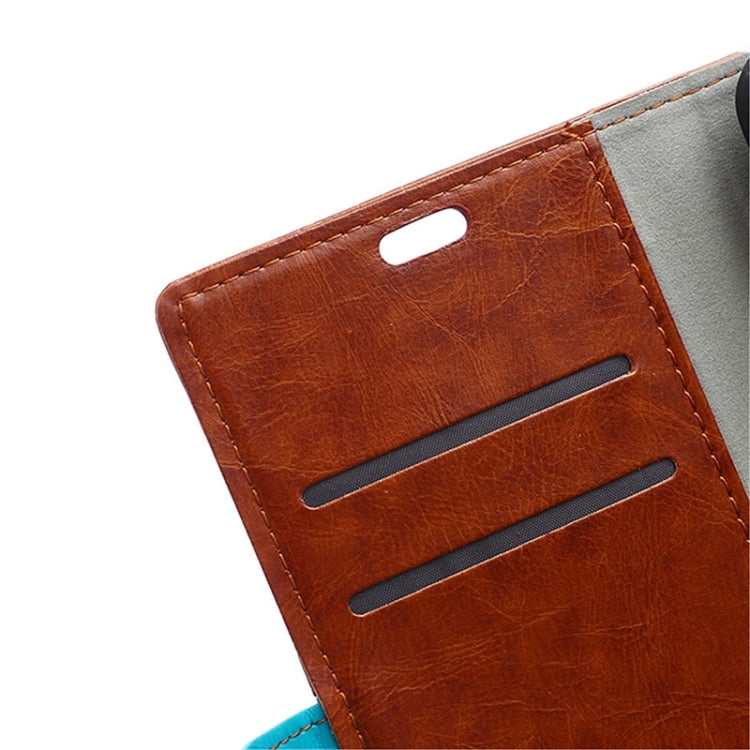 Crazy Horse Texture Color Matching Flip Leather Case with Holder & Card Slots & Wallet for ASUS ZenFone 2