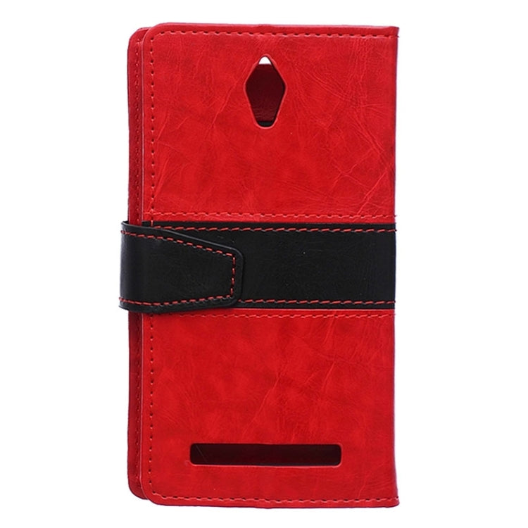 Crazy Horse Texture Color Matching Flip Leather Case with Holder & Card Slots & Wallet for ASUS Zenfone C / ZC451CG