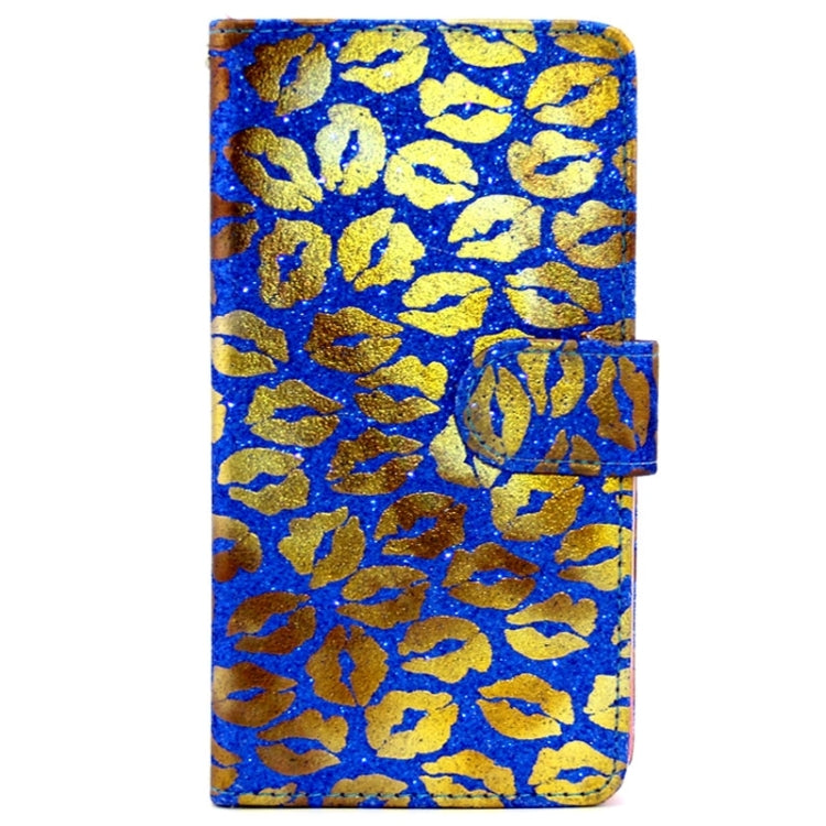 5.5 Inch Lips Pattern Leather Case with Holder & Card Slots & Wallet for Asus Zenfone 2 / ZE550ML / ZE551ML