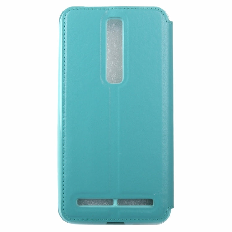 5.5 Inch Crazy Horse Texture Leather Case with Holder & Card Slot & Caller ID Display Window for Asus Zenfone 2 / ZE550ML / ZE551ML