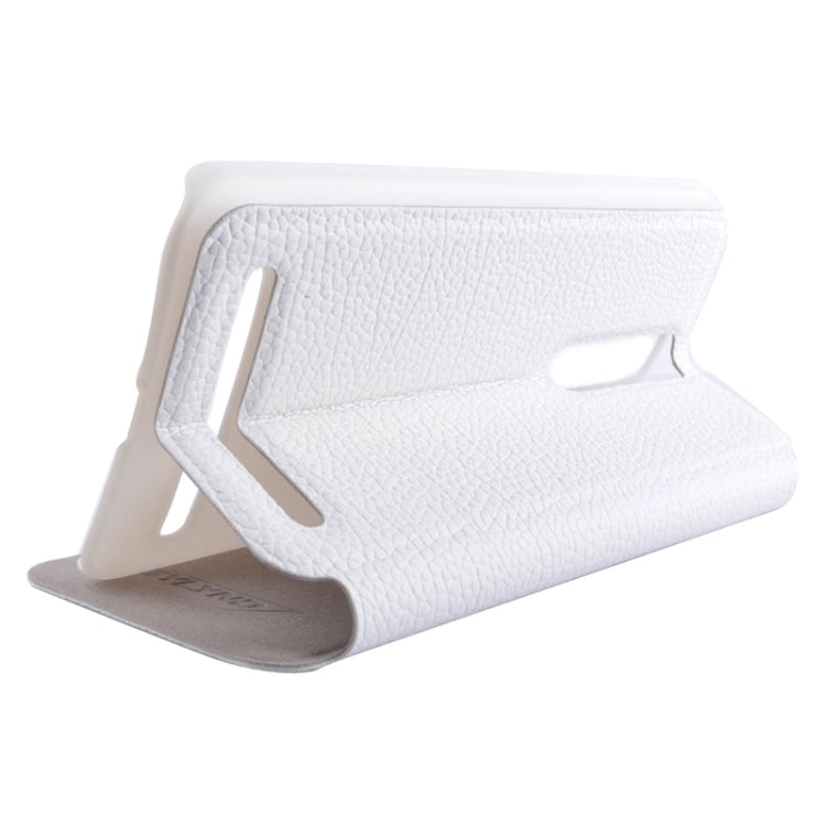 5.5 Inch Horizontal Flip Litchi Texture Leather Case with Holder & Caller ID Display for Asus Zenfone 2 / ZE550ML