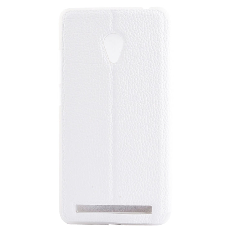 Horizontal Flip Litchi Texture Leather Case with Holder & Caller ID Display for ASUS ZenFone 6