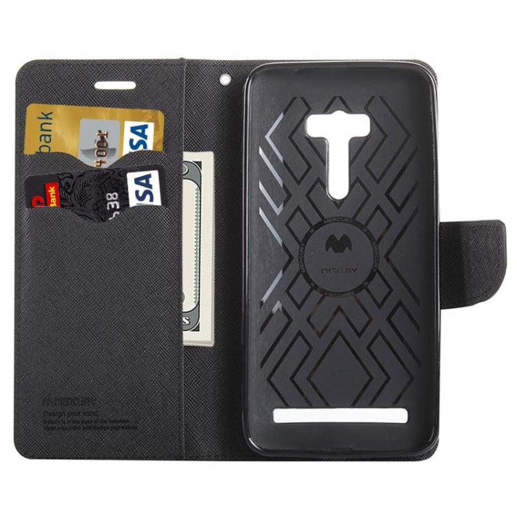 Color Matching Cross Texture Horizontal Flip Leather Case with Holder & Card Slots & Wallet for Asus Zenfone Selfie / ZD551KL